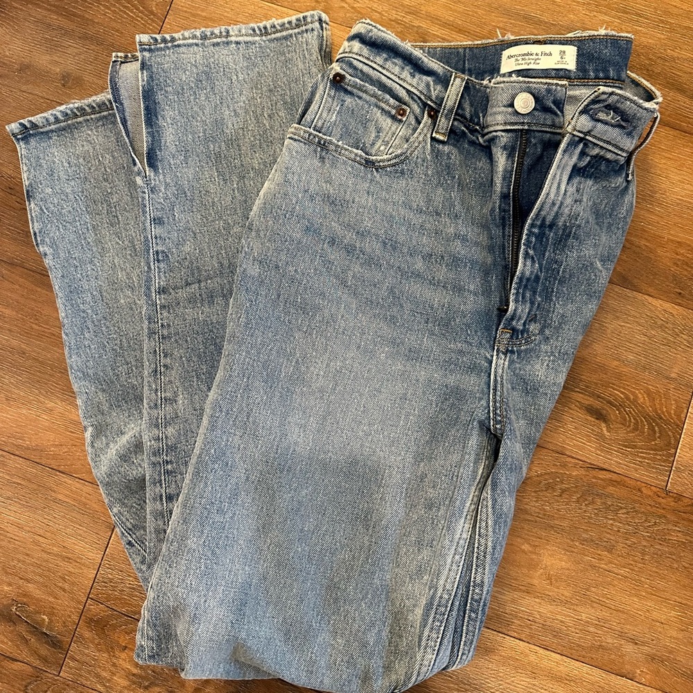 Abercrombie & Fitch The 90s straight ultra high rise